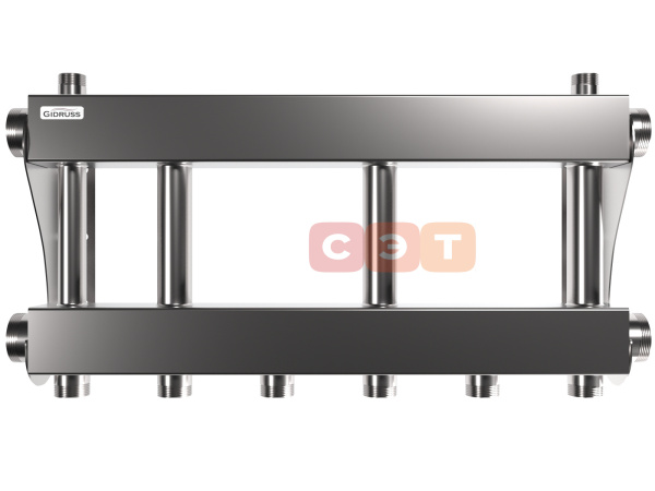 MKSS-250-3x32 (до 250 кВт, 2 магистр. подкл. G 2″, 3 контура G 1¼″ вверх или вниз)